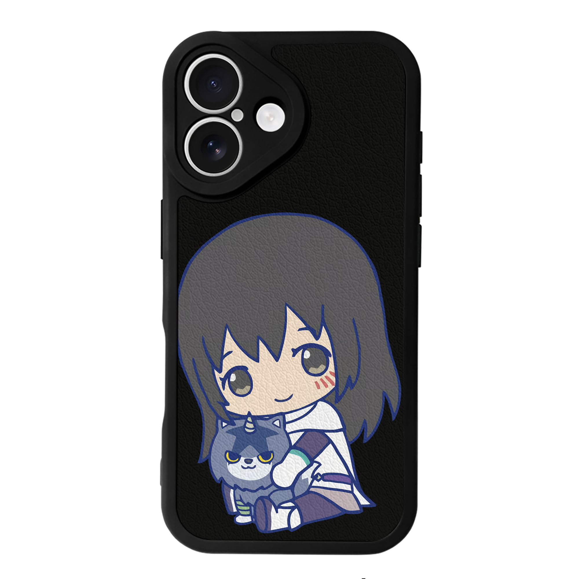 （画像用） 転スラ Regarding Reincarnated to Slime 【iPhone 16シリーズ対応】シリコンスマホケース（レザー調） 材質：シリコン